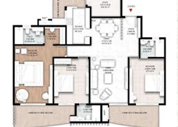 2 BHK Floor Plan
